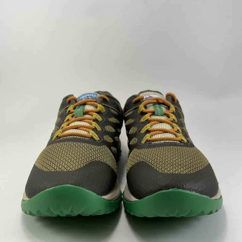 Merrell Antora 2 Trail Running Shoes Womens Size 8 Green 'See America' Athletic - Picture 2 of 9